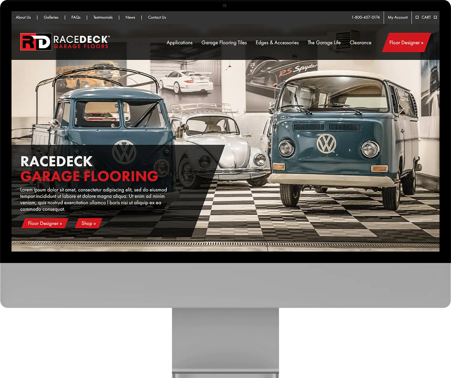 RaceDeck Website