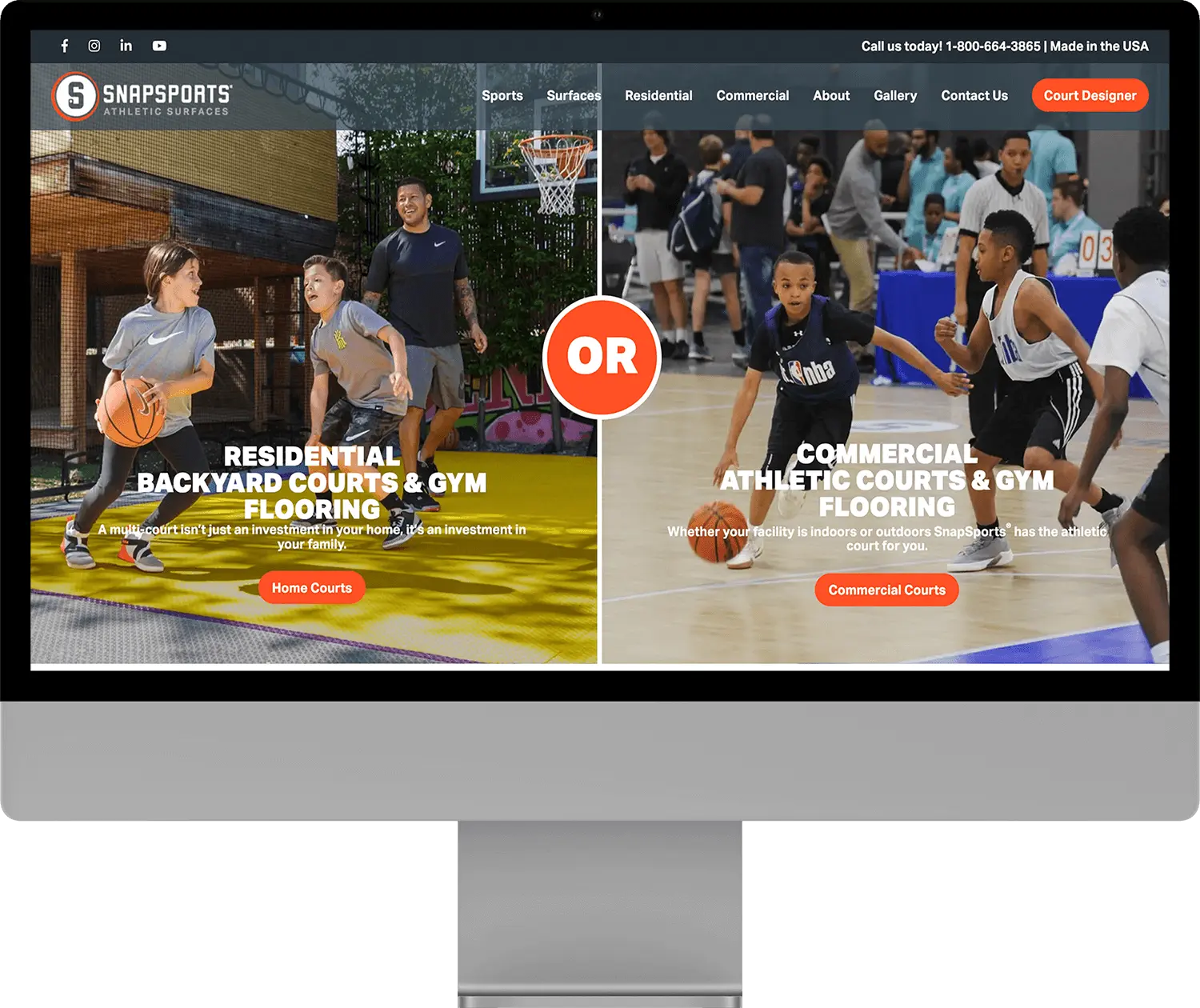 SnapSport Website